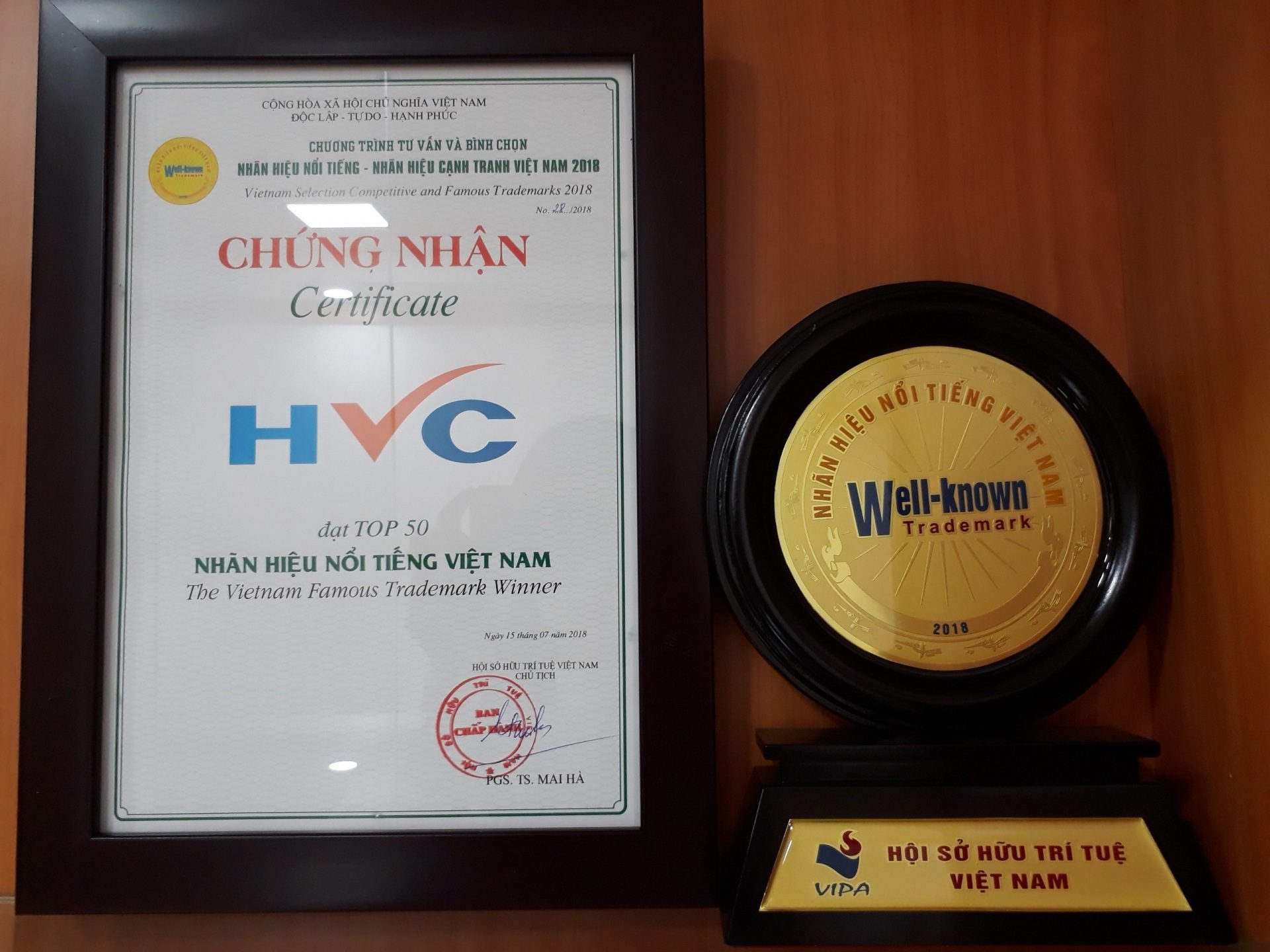 Top 50 Nhãn hiệu nổi tiếng Việt Nam 2018