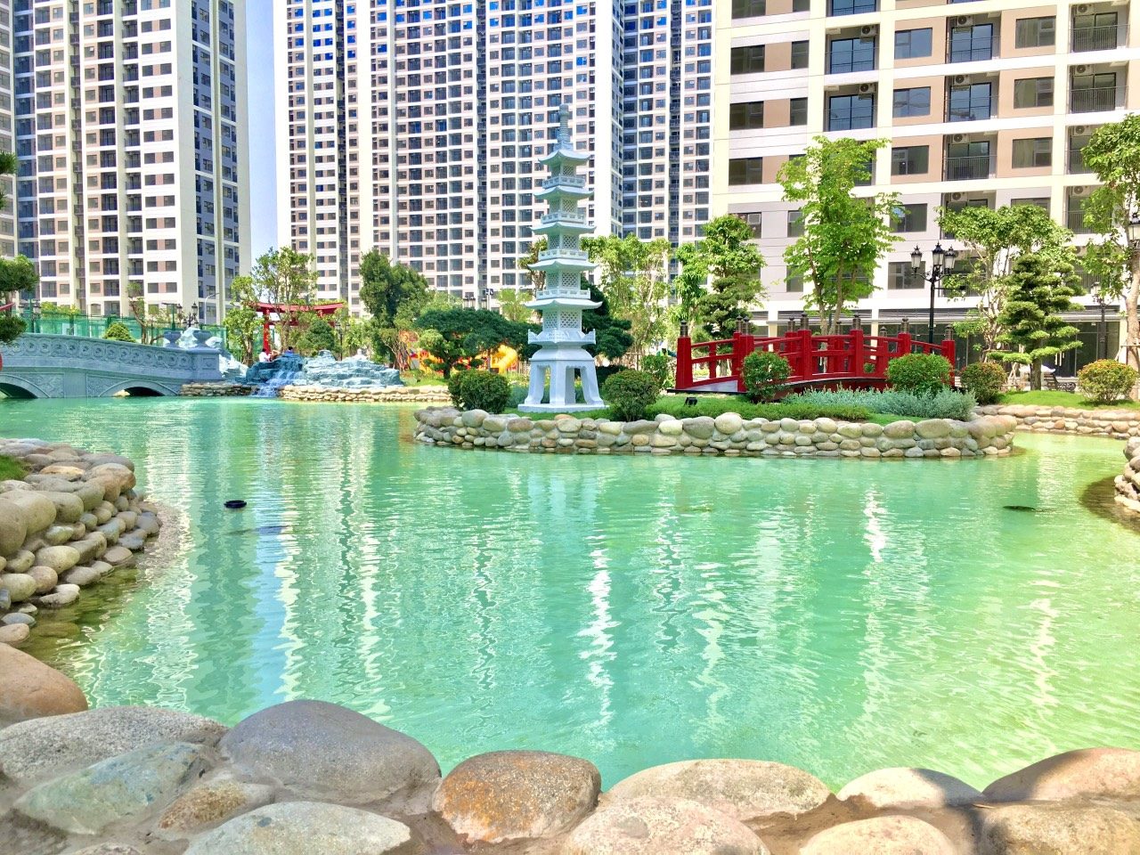Bể các Koi vườn Nhật